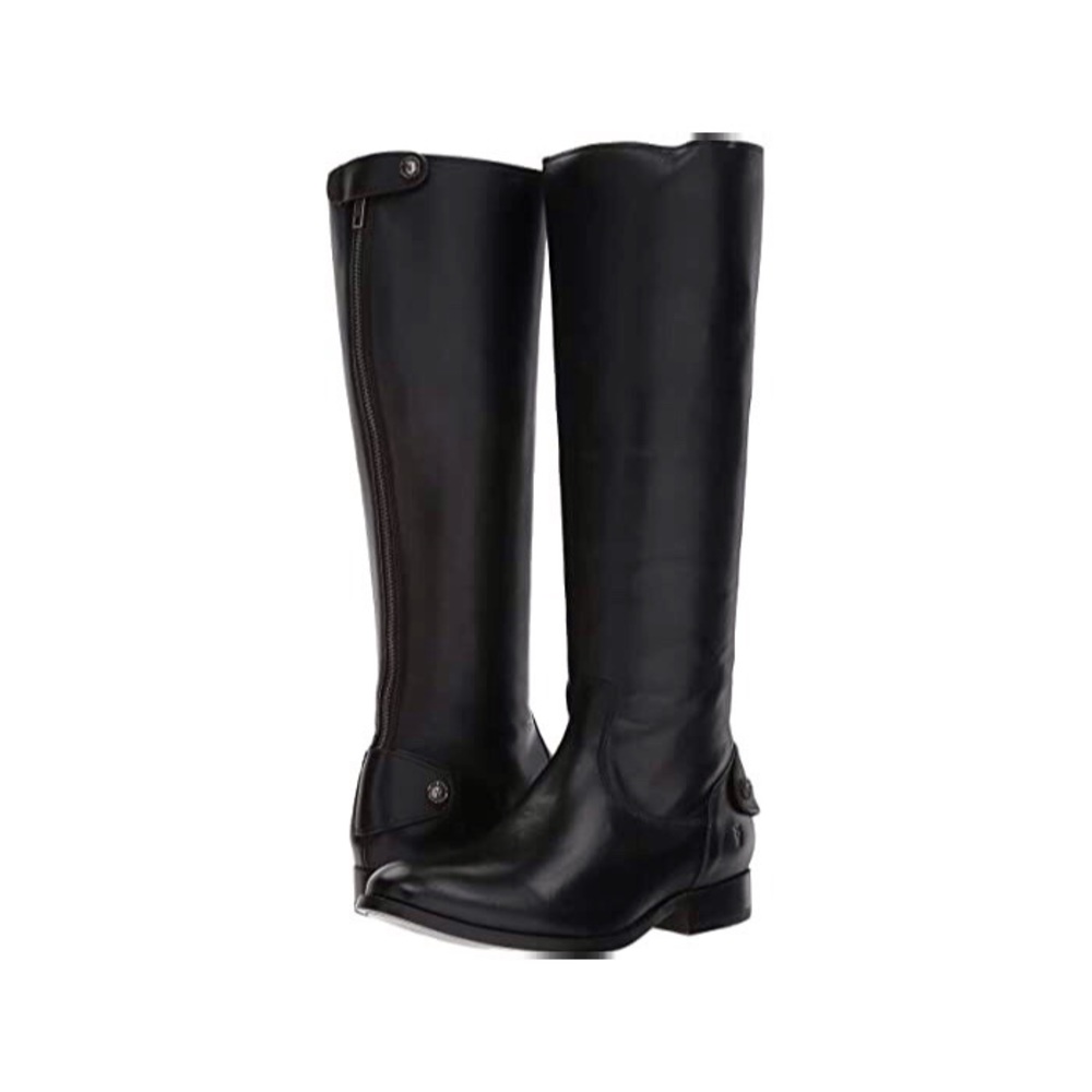 Frye Womens Melissa Button Knee High Leather Boots